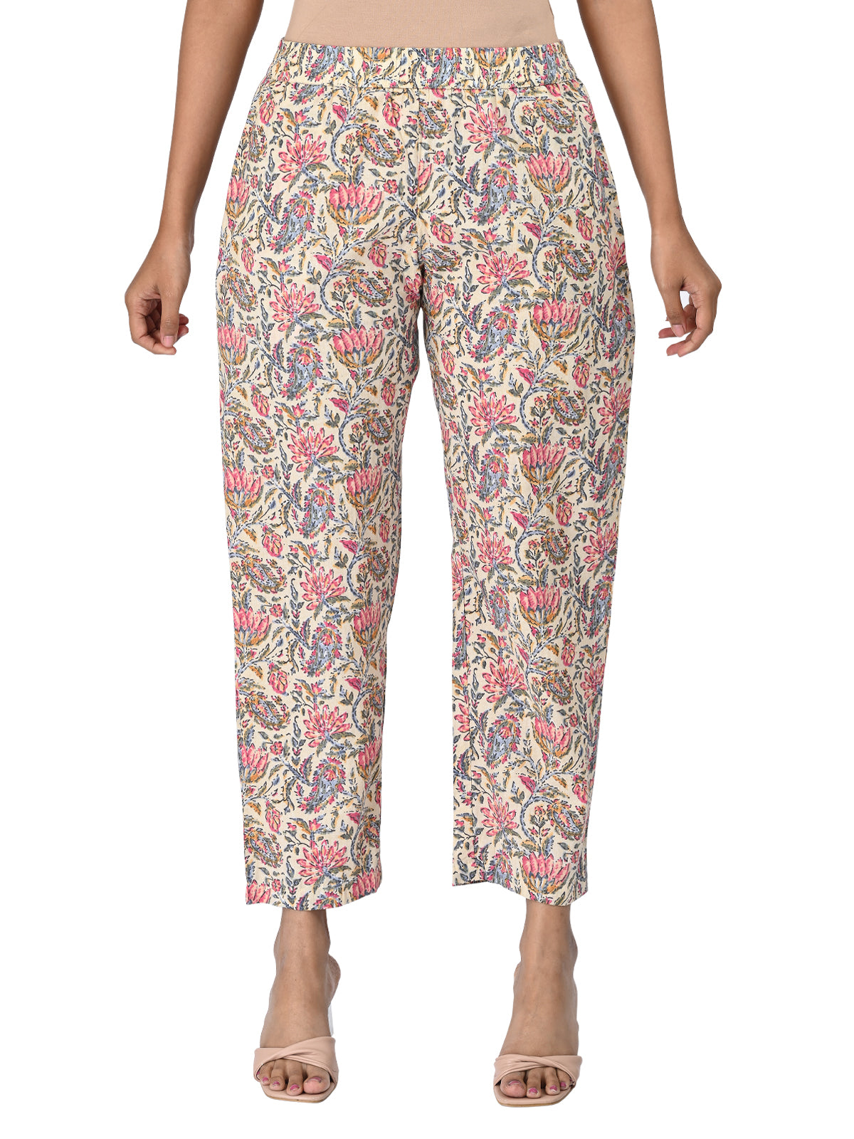 Off-White Floral Printed Co-ord Set